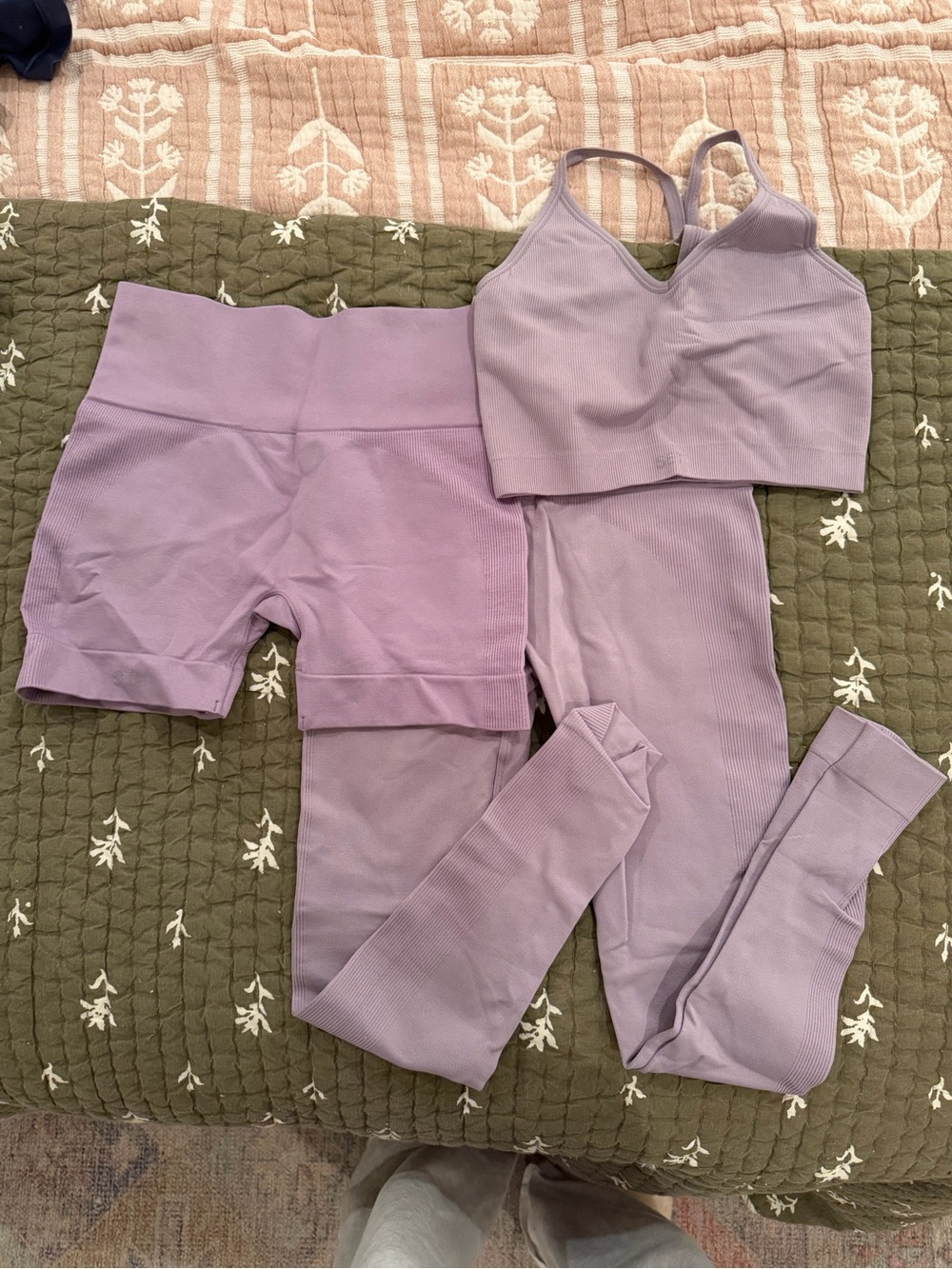 SET Active Sculptflex Leggings, Bike Shorts & Sports Bra Se